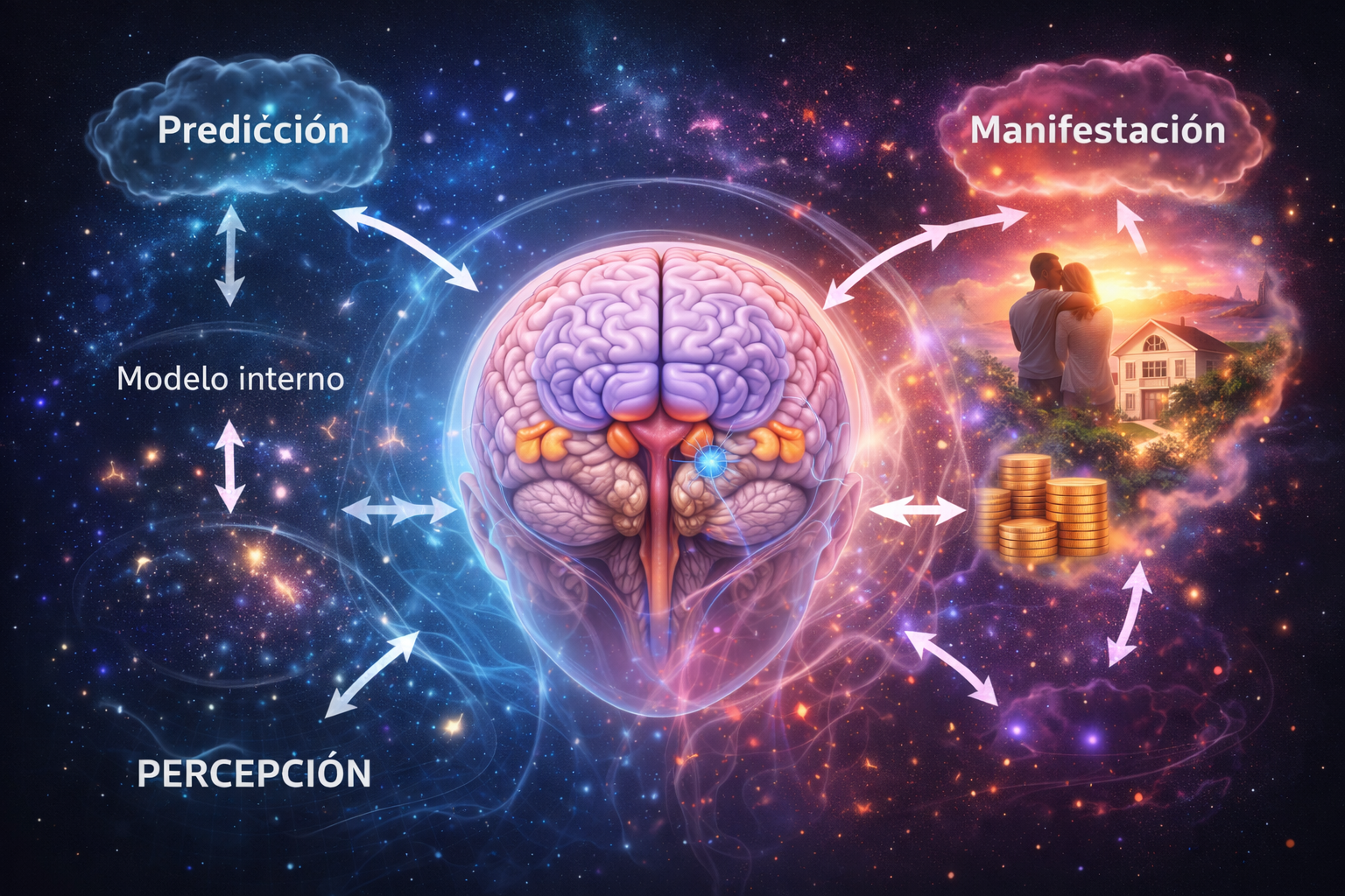 Cuando la biología organiza la experiencia: el cerebro predictivo y la ilusión de manifestar