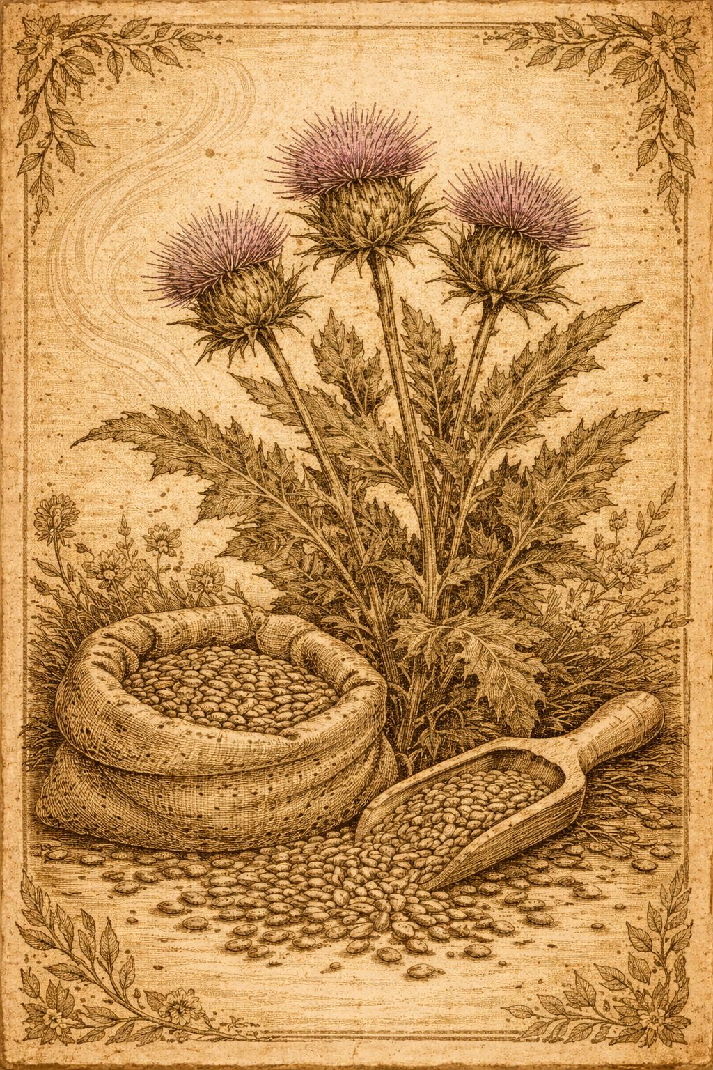 Cardo Mariano (Silybum marianum)