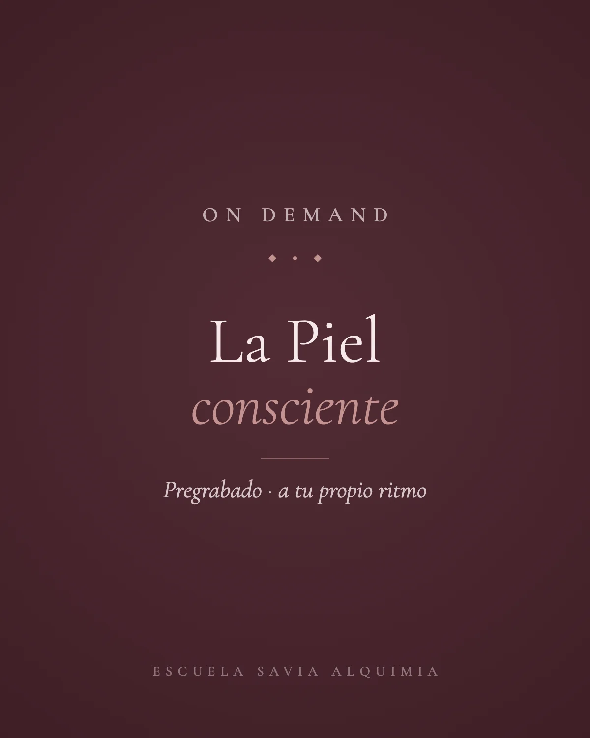 La Piel Consciente